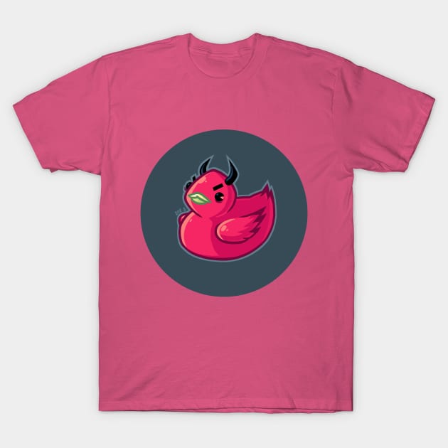 Devil Ducky T-Shirt by ZoeStanleyArts